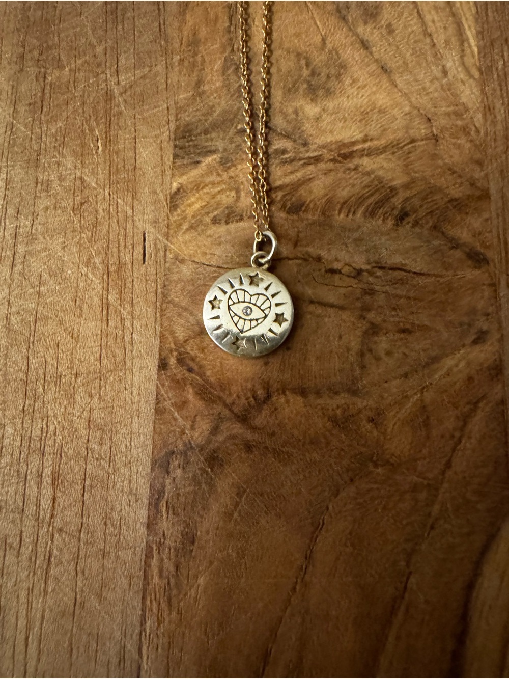 Gold-Tone Sun & Star Pendant Necklace - Women Jewelry